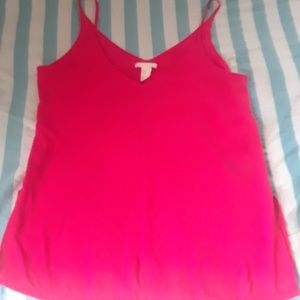 Hot Pink Formal Tank Top